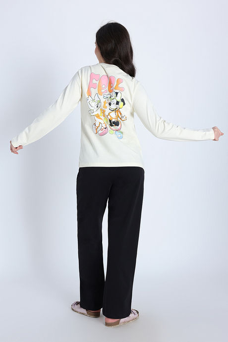 Zivame Knit Cotton Loungewear Set - Black beauty — image 5